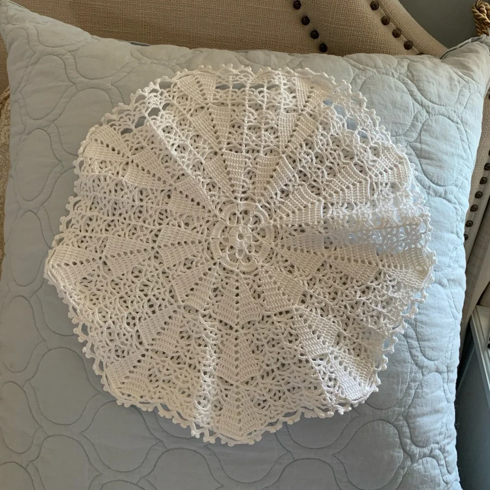 Crochet pillow covers